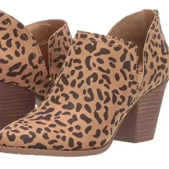 Carlos By Carlos Santana Leopard Ankle Boot 7.5 - Picture 1 of 2